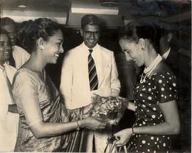 Mrs. Wright is Welcomed b...