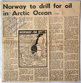 Norway to Drill for Oil i...