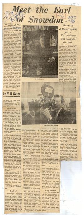 Meet The Earl Of Snowdon