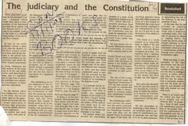 The Judiciary and the Con...