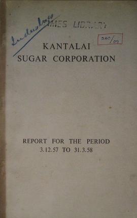Kantalai Sugar Corporation