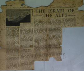 The Israel of The Alps