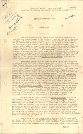 Literary Newsletter by Da...