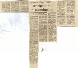 Participation in Planning