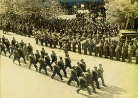 Militiamen Marching Throu...