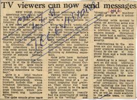 TV Viewers Can Now Send M...