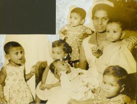 A Pupil Nurse Holds Babies