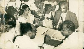 R. Premadasa and His Bride