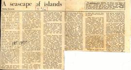 A seascape of islands