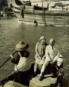 A Scene from Film "Lord Jim"