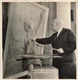 Painter.V.A Serov Working...
