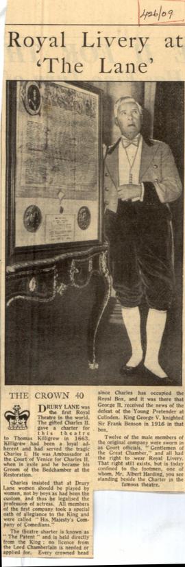 Royal Livery At The Lane