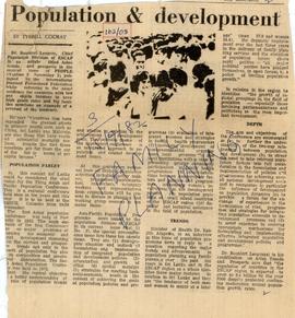 Population & Development