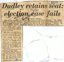 Dudley Retains Seat: Elec...