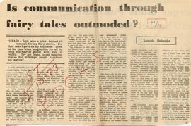 Is Communication through ...