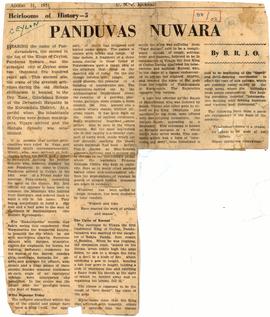 Panduvas Nuwara