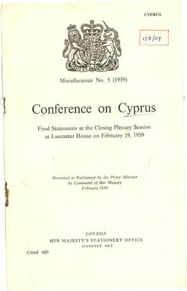 Conference On Cyprus