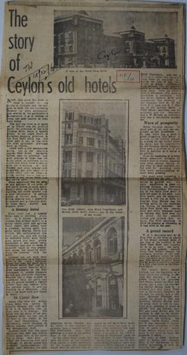 The story of Ceylon's old...