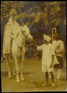 St. Nicholos came riding ...