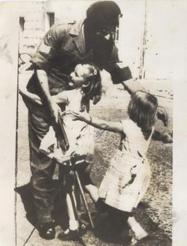 Two Little Girls run They...