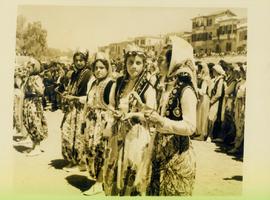 Girl Dancers, Wearing Tur...