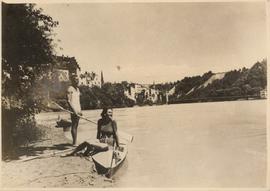 A Charming Scene of Two C...