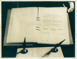 At Left:The End Page of t...
