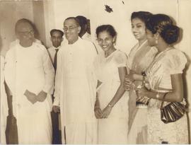 S.W.R.D.Bandaranaike with...