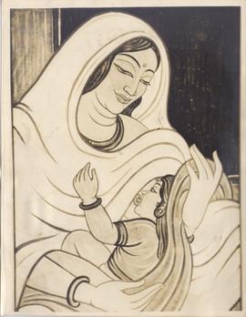 One of the paintings of A...